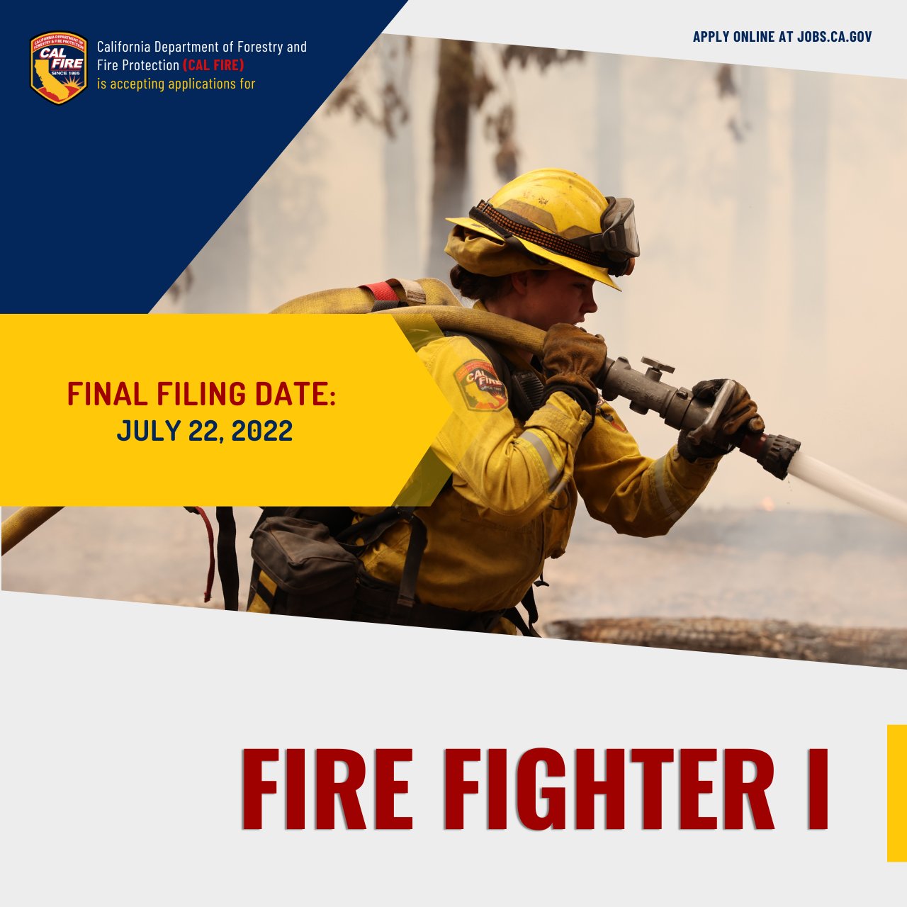 CAL FIRE Careers on Twitter "Always wanted to be a Fire Fighter for
