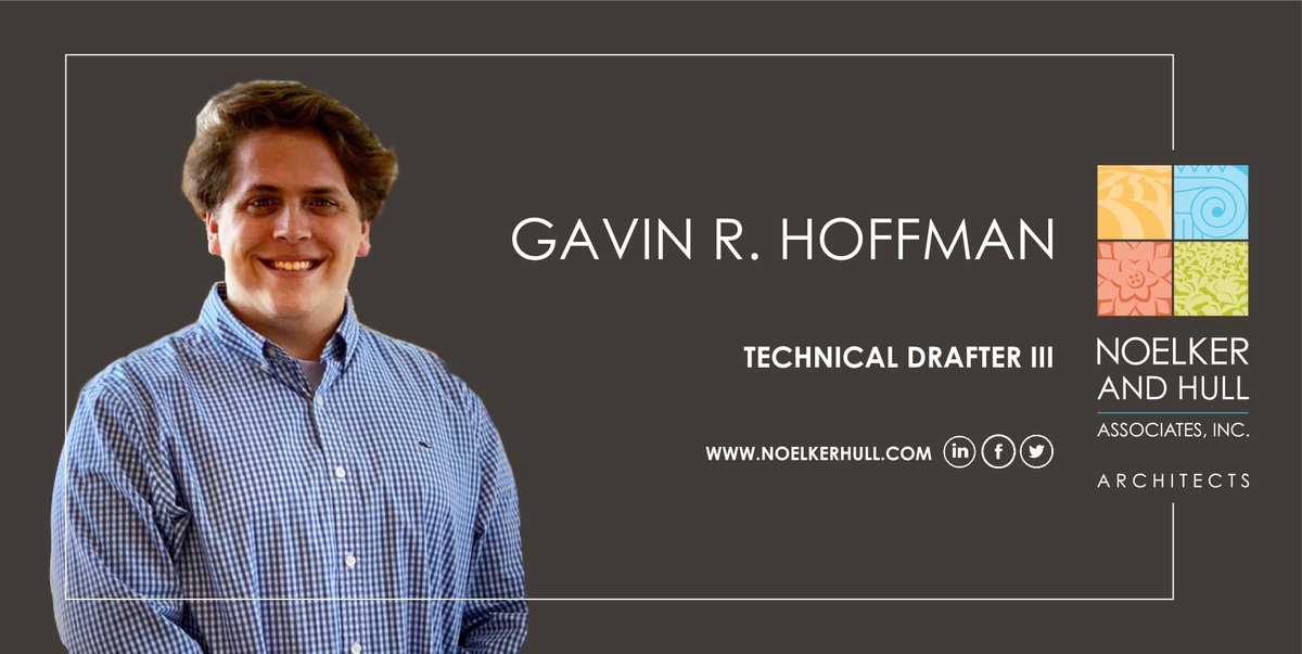 Noelker and Hull is excited to have Gavin Hoffman join our team as a Technical Drafter. He'll be working out of our Frederick studio, supporting the firm's architectural design team. Welcome, Gavin! bit.ly/GavinHoffmanNHA
