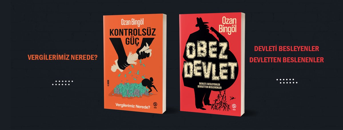 siakitap's tweet photo. Kontrolsüz Güç kitabımızda “devleti besleyenleri” görmüştünüz. Obez Devlet’te ise “devletten beslenenleri”, başka bir deyişle devleti obezleştirenleri ve bununla ilgili uygulamaları göreceksiniz.
@ozanbingoll #ObezDevlet #KontrolsüzGüç #SiaKitap #vergi #Ekonomi #Devlet #Politika https://t.co/gir70ynT11