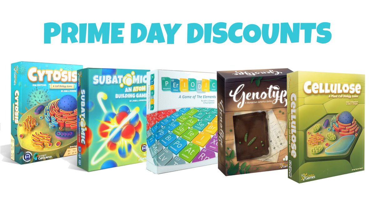 Prime Day Savings from Genius Games - Most of our science games and anatomy puzzles are 20% off! Deals run July 12 - July 13. Follow the link to learn more. amzn.to/3NWrUJn