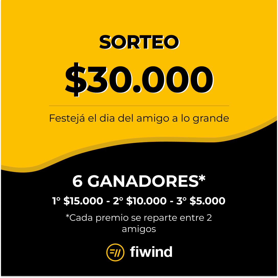 fiwind_io's tweet photo. Llega el #DiaDelAmigo y tenemos $30.000 para que festejen sin preocupaciones 😎

Condiciones:

✅ Seguinos
✅ RT este post
✅ Mencioná un amigo con el que compartirás el premio

🕛 #Sorteamos el 19/07 al mediodía, las acreditaciones se realizaran en cuentas de fiwind. https://t.co/D8SSoCK9bm