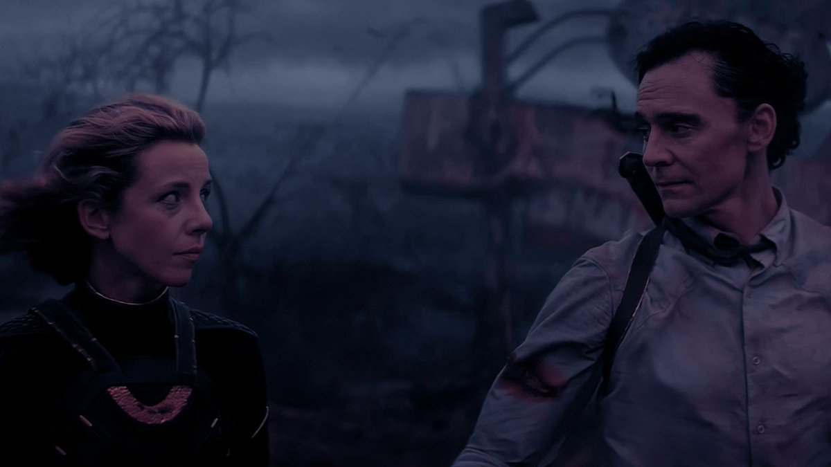 Fan: Where's Sylvie?

Disneyland Loki: In the Multiverse somewhere i will find her... I Will find her.  *Puts his hand on his chest* I'll take care of her.

Oh, Loki💚