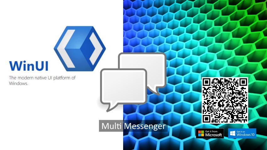 multi_messenger's tweet image. Multi Messenger as a fast modern WinUI App
The #app gets a big update. Under the hood, it’s implemented using the #WinUI 3 framework and the #WebView2 control.
codeview.net/2022/07/11/mul…
#Apps #WinUI3 #AllInOne #Messenger #Windows10 #Windows11 #Win10 #Win11 #MSDev