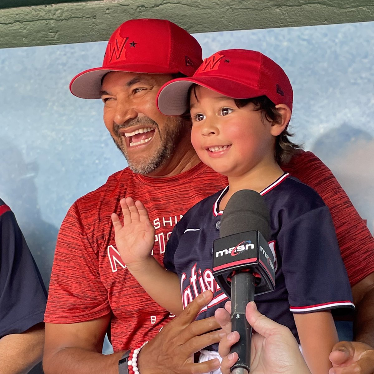 Aníbal Sánchez’s son told his dad on camera he was going to make his season debut on Thursday. (Sánchez had been told over the phone by Davey Martinez earlier.)
