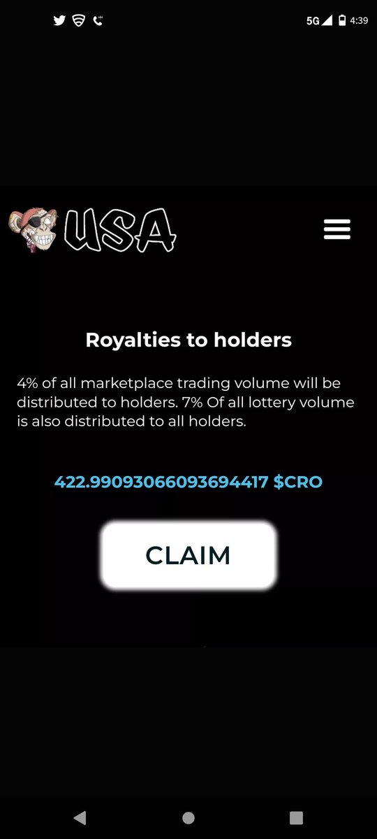 Xrp4MeToo's tweet photo. One of the holders @UndeadSpaceApes in less than 3 weeks!! This is only ONE reason to join!!!!! #passiveincome #tectonic #xrp #btc #cro #eth https://t.co/rWrZ9hMjDh