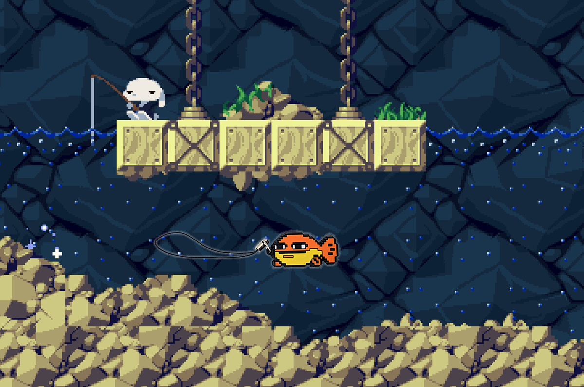 hypergunstore's tweet photo. Get a FREE #CaveStory+ Egg Fish PVC strap when you spend $19.99 or more at https://t.co/MMI5OJfmnE, while supplies last! https://t.co/k9CuI8OLUv