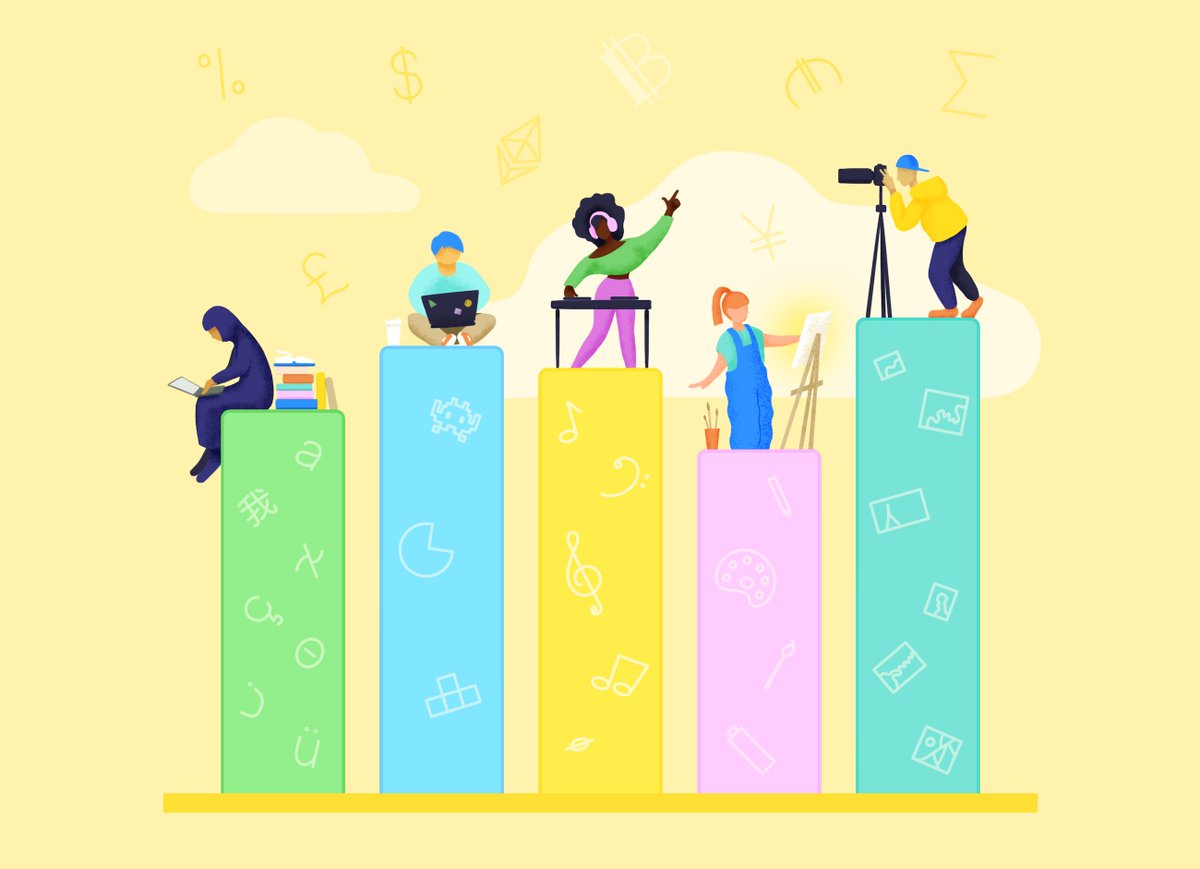 DZeta's tweet photo. #PortfolioDay  Hi! My name is Oksana, I am a freelance illustrator creating colorful, positive illustrations. 
I am interested in editorials, educational projects, and advertising covering lifestyle, travel, girl power, and human rights.
Portfolio: https://t.co/LRBAXyfCCs https://t.co/pJ8VEoYkUj