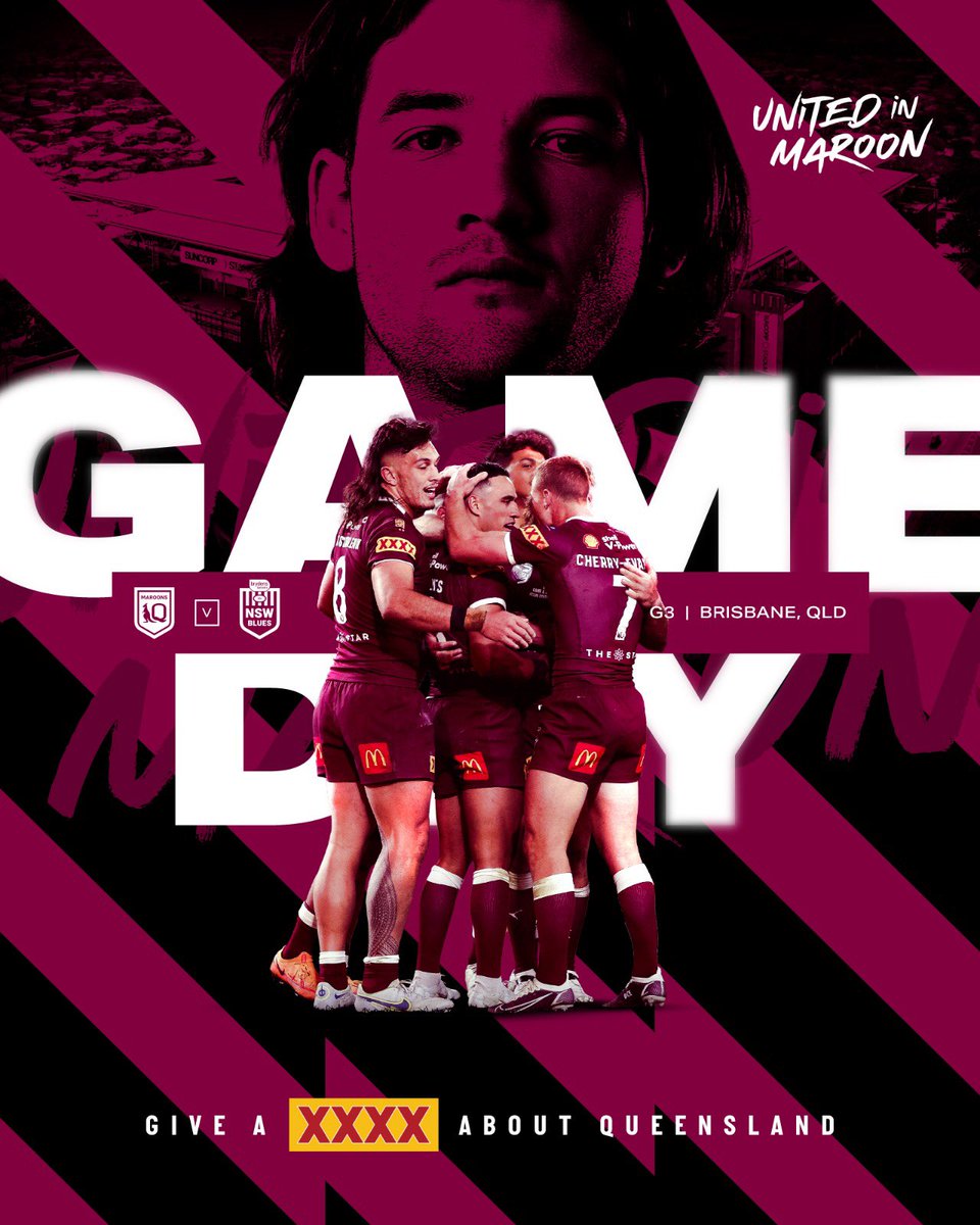 Game day 😤 #QLDER #Unitedinmaroon