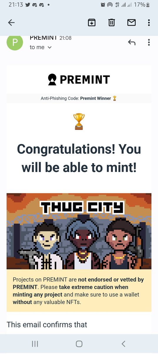 AnaeleOlivia's tweet photo. @ThugsXXX My first premint win ever
#realthug https://t.co/Qs58pnC1Yq