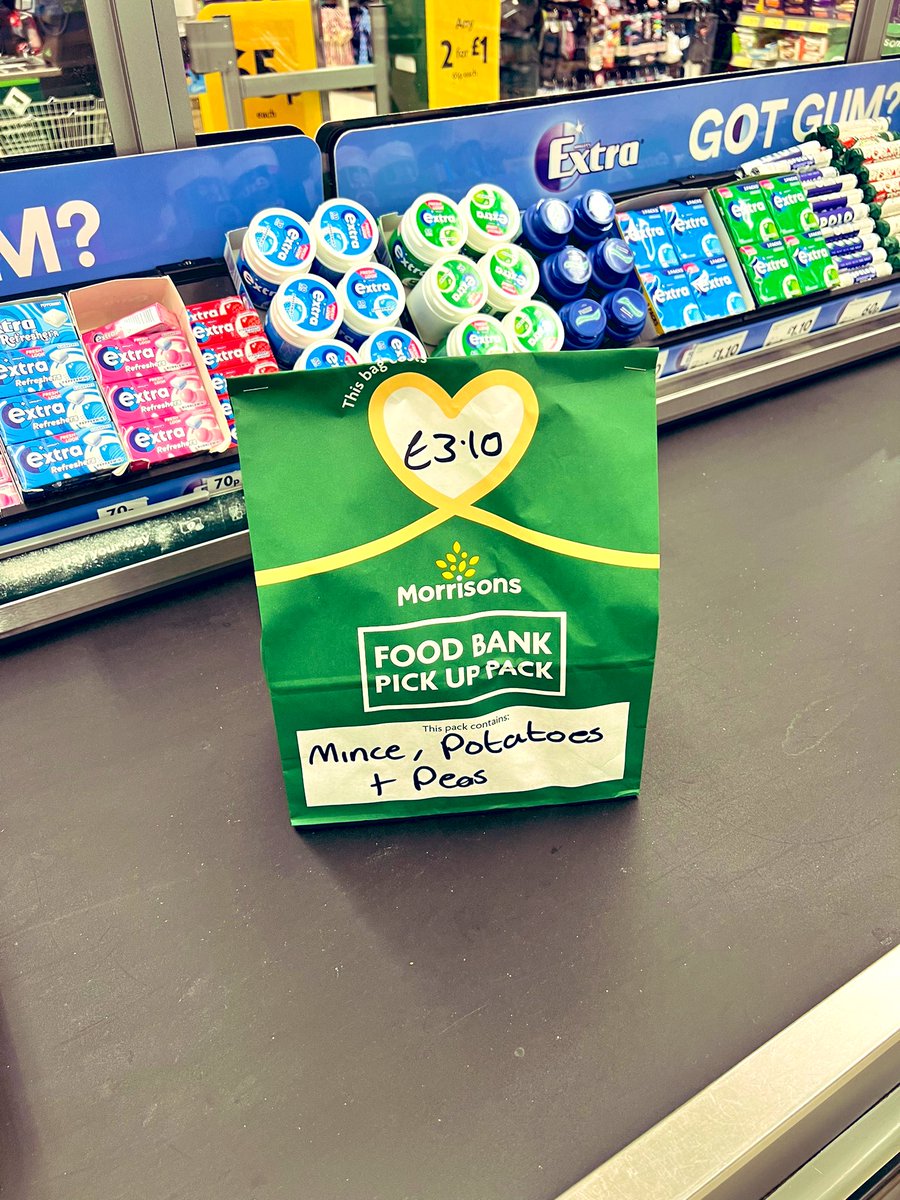 AmyyyBaldock's tweet photo. Popped in for my lunch today on shift, @Morrisons are doing a great scheme to provide easy food bank donations for the area we work in. Pick up, pay, drop off on the way out 🚑♥️. #lunchforeveryone https://t.co/aTE2ktoIah