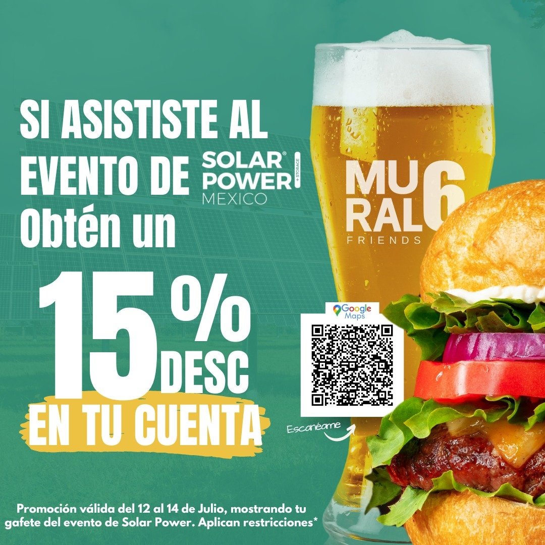 MuralSeis's tweet photo. Vente a #Mural6 gente de #Convencion de #SolarPower en #LeonGuanajuanto @SolarPowerMx @wisejavier https://t.co/pFRzasQ4Mv