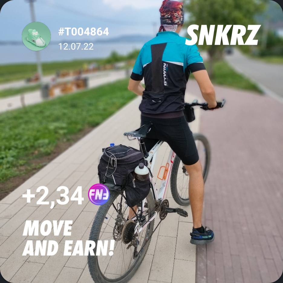 Go with #SNKRZ #Move2Earn #TheSNKRZru <a href="/theSNKRZ/">SNKRZ</a> #Biketoearn