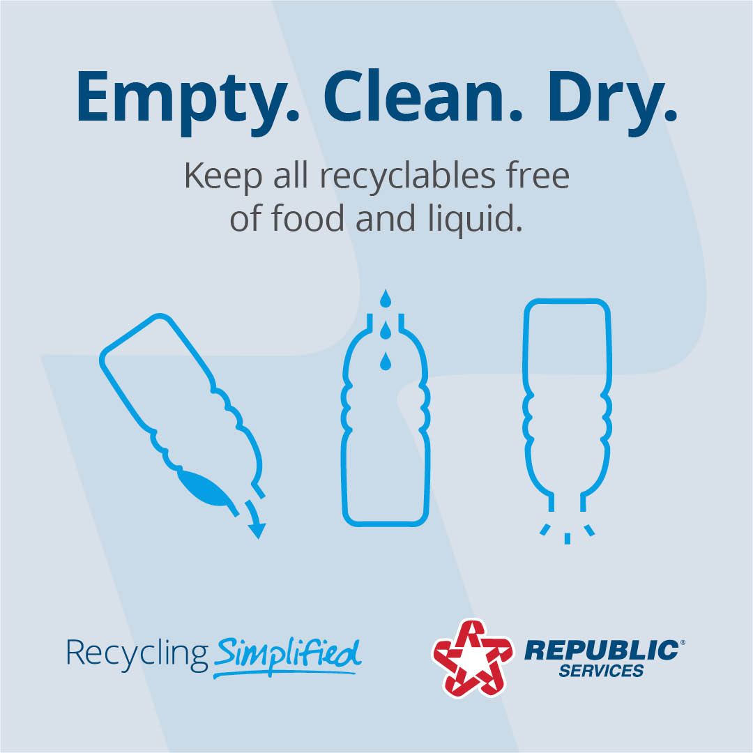 Republic Services on Twitter "Are your recyclable items ready to be