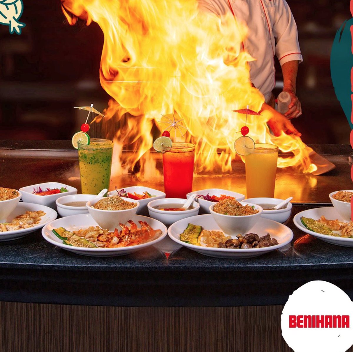 ReunidosSV's tweet photo. Benihana te espera con los mejores banquetes para compartir con los que amas🥰

#ElSalvador #foodlover #food #instafood #lovefood 
#Familia #restaurant #restaurants #comida https://t.co/bnmqVfs4bQ