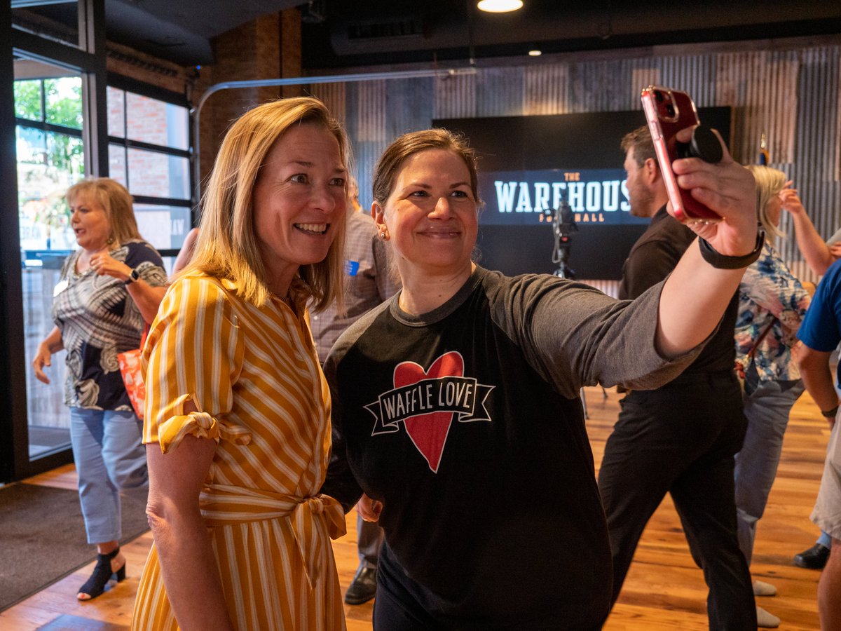 boisemayor's tweet photo. I was SO excited to welcome The Warehouse Food Hall to downtown Boise today! I loved seeing familiar faces from some of my favorite local spots, and I hope you have the chance to try it soon. https://t.co/HfAXRDbeB9