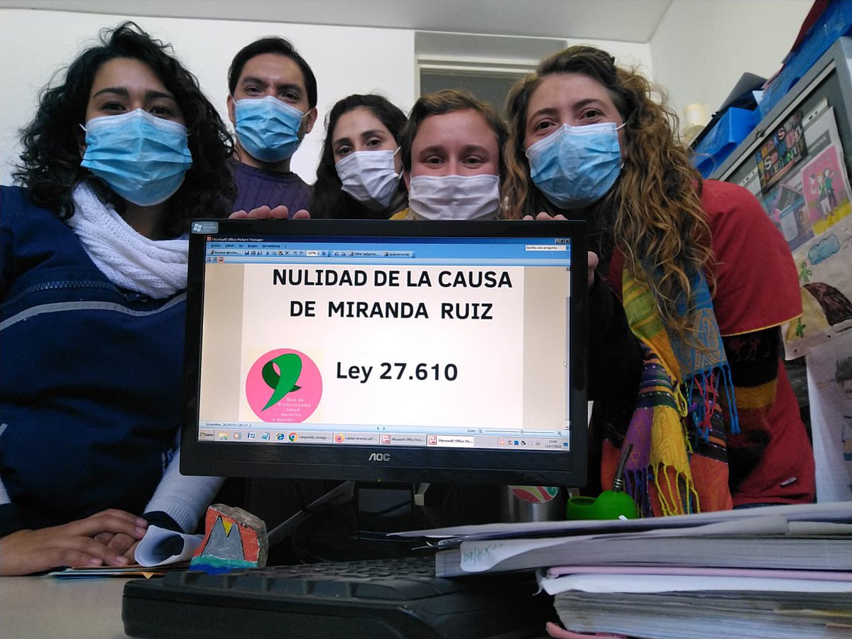 RedSaludDecidir's tweet photo. #NulidadDeLaCausaMirandaRuiz 
Desde #Salta Centro de salud 32 equipo de adolescencia. 
#EsLey 27.610💚🇦🇷 
#GarantizarDerechosNOesDelito https://t.co/pn8mIvnq5n
