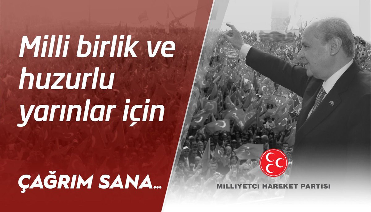 Milli birlik ve huzurlu yarınlar için

ÇAĞRIM SANA…