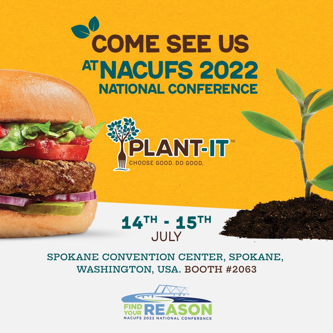 plantitfoodco's tweet photo. We are attending @NACUFS on 14th - 15th July, in Spokane, WA, USA. 🇺🇸 

Our Chef, Patrick Clement will be cooking &amp; giving out samples of our Great Tasting, Plant-Based food. 🌱

Stop by Booth 2063 to learn more about our food service range. 

#NACUFS2022 #collegiatefoodservice https://t.co/E6BJ38Plvl