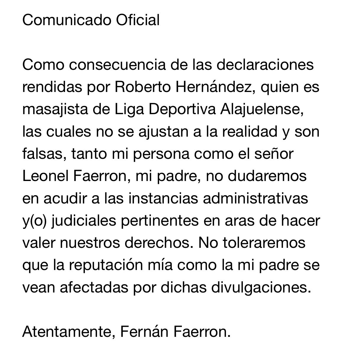 ¡Comunicado Oficial!🚨