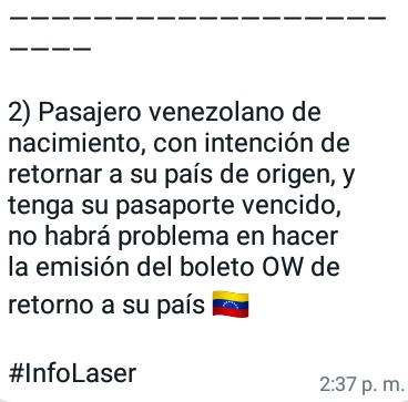 TiaGorrito's tweet photo. Agente de viajes me envía esta información sobre "nuevos requisitos para viajar con pasaportes vencidos". Asumo que viene de Laser Airlines por el #InfoLaser.
🚨SAIME NO TIENE PREVISTO REABRIR LA TRAMITACIÓN DE SOLICITUD/RENOVACIÓN DE PASAPORTES???🚨 https://t.co/q3gVO8n2HP