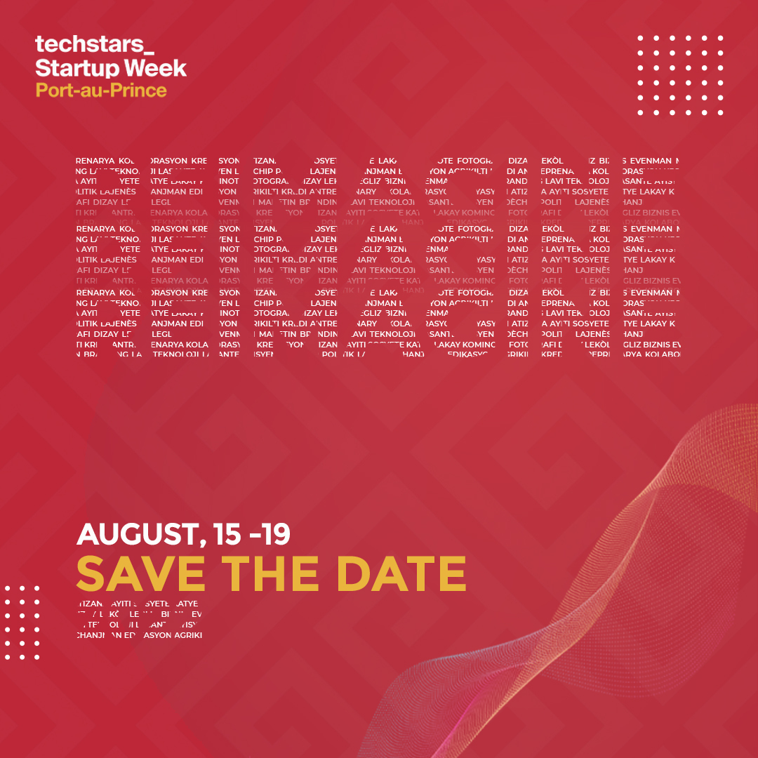 swpaup's tweet photo. Unleash the power of your imagination.

Startup Week Port-au-Prince is back.

Save the date.
___
Libere pouvwa imajinasyon w.

Startup Week Port-au-Prince tounen.

Sonje dat la.
#Reimagine #SWPAP https://t.co/mJ8rMvjAGb