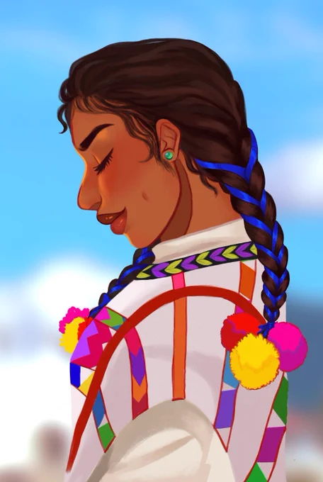 Hey #PortfolioDay ! I'm Dani, an Indigenous illustrator from Oaxaca and I love everything fashion. I'm currently available for freelance work - I'd love to get opportunities in character design and cover work!

💌 peachieflame@gmail.com
🎨 Portfolio in bio 
