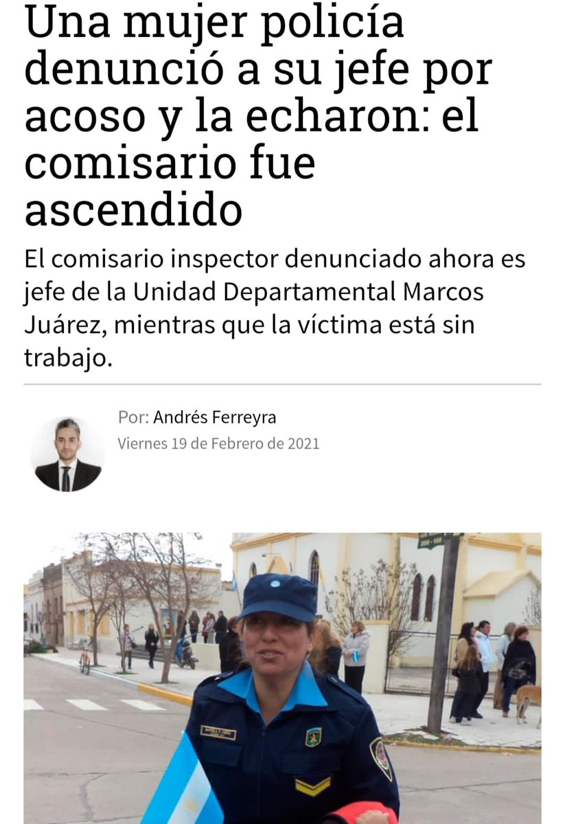 MarielaNeira12's tweet photo. Necesito que alguien me escuche y me ayude, denuncie a un jefe por acoso sexual y me dieron la baja teniendo la antigüedad para retiro, Ministro de Seguridad me dio la espalda, me prohibió la entrada a casa de gobierno solo de palabra😔 https://t.co/grOv5iLtNd