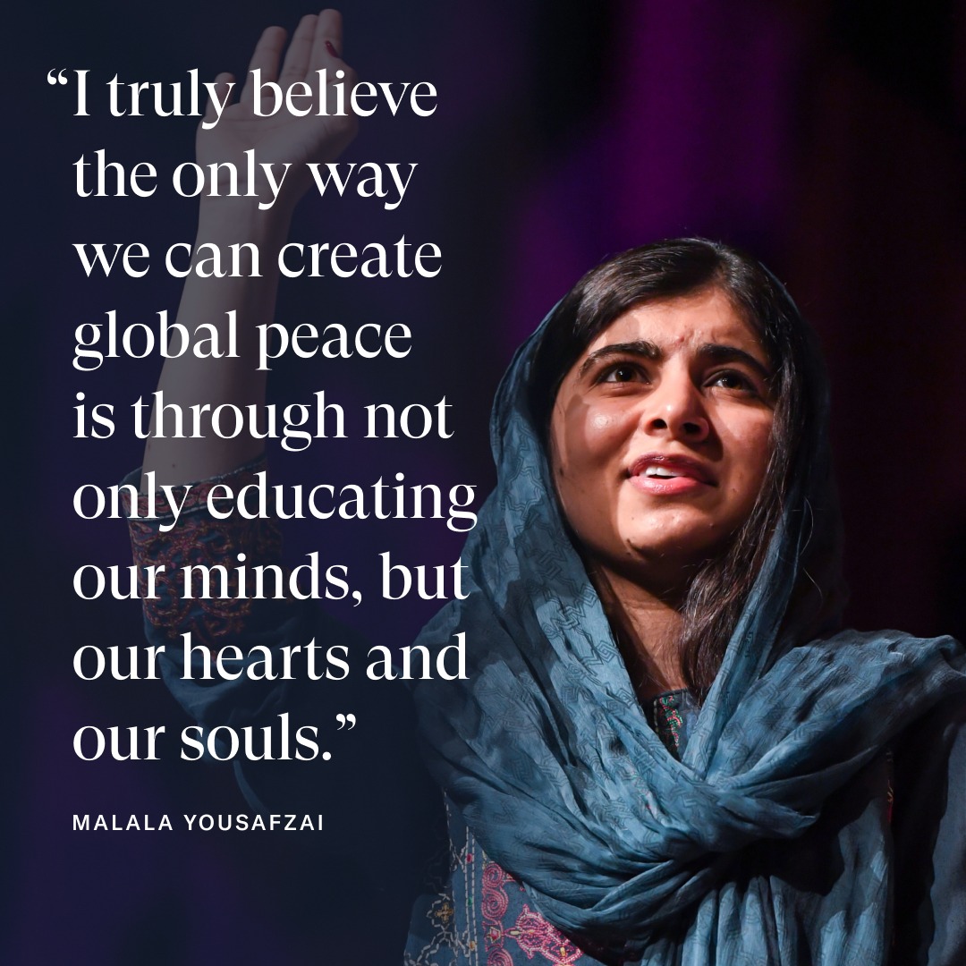 Wishing a very blessed Happy 25th Birthday to Malala Yousafzai. 
