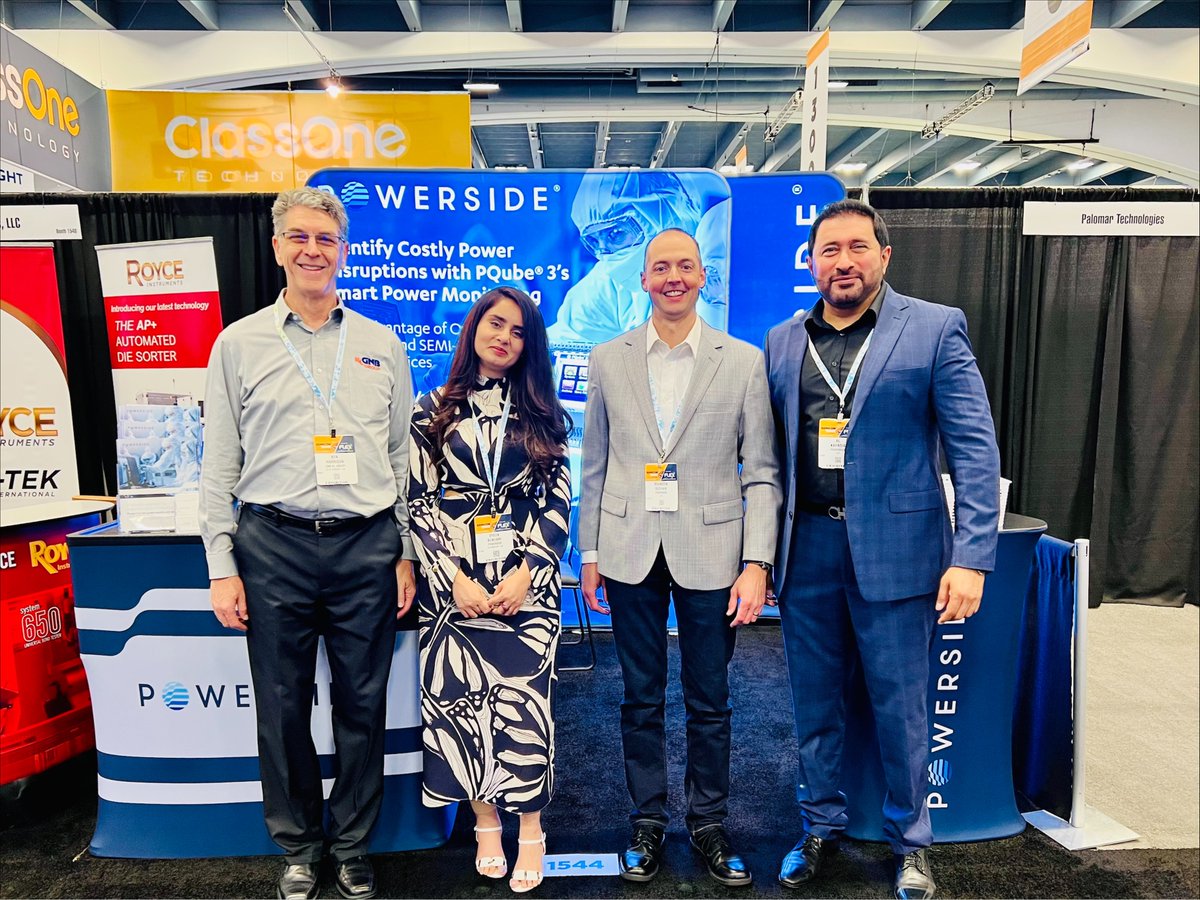 PowersideGlobal's tweet photo. What an exciting day here at SEMICON West! Make sure to stop by booth #1544 to catch up with our sales and engineering team. https://t.co/8F6srFUMul