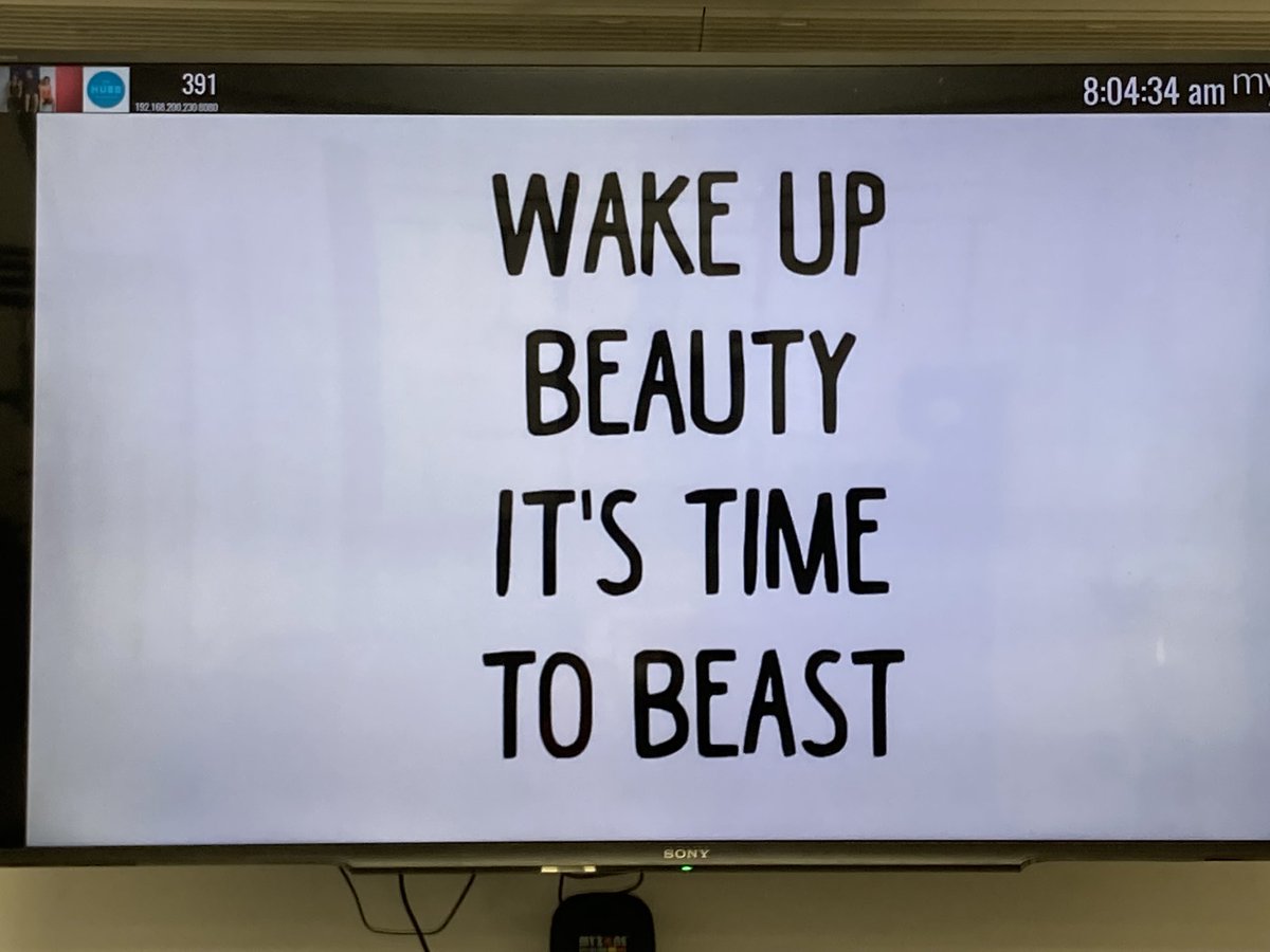 This made me smile at the gym this morning 💪👸🐺🥀
