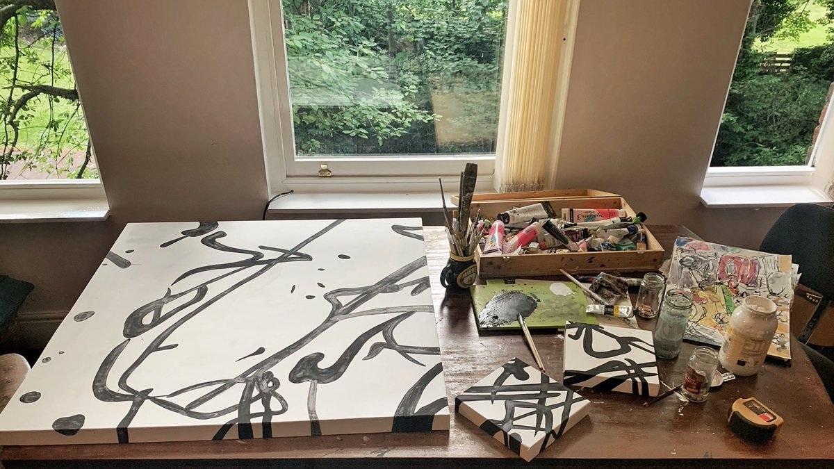jazaminsinclair's tweet photo. Painting
#paint #painting #art #fineart #abstract #canvas #canvses #artwork #exhibition #exhibitionprep #workinprogress #wip #artist https://t.co/thZOj1lNFA