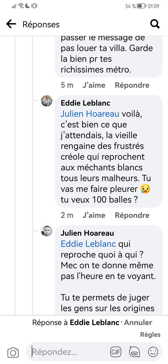 Voilà cmt 2 3 macro la Réunion I voit a ns. Ns lé censé laisse a nous moucater, ferme nout bouche sinon ns fait le victime