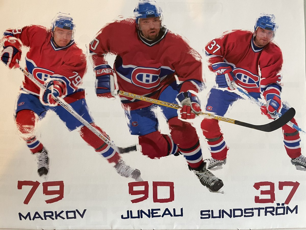 Claude6Landry's tweet photo. #AndreiMarkov #JoeJuneau 
#NiklasSundstrom https://t.co/FnNdgiode0
