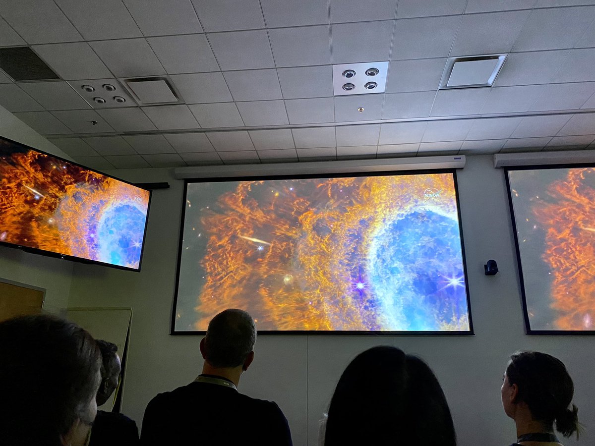 TangoDeltaNom's tweet photo. One of the coolest days I’ll remember for life. So honored to have worked Webb, now a commissioned astrodynamics powerhouse!! https://t.co/zPmEsnNfBW