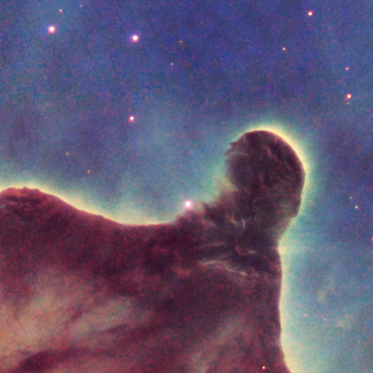 MarkErickson's tweet photo. Webb vs Hubble - #JWST with some precise alignment with #photoshop https://t.co/DnRgTooxz1