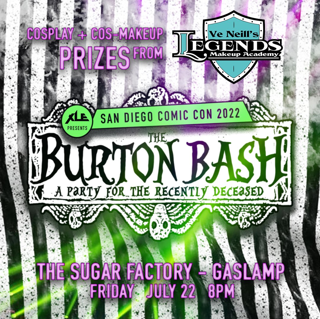 FilmThreat's tweet photo. Looking for a big party during San Diego @Comic_Con? Join your Film Threat pals and party with us at The Burton Bash! Use offer code FILMTHREAT to save $10, get tix here: https://t.co/cBRTmLh4Ll #SDCC #SDCC2022 #FilmThreatSDCC #BurtonBash https://t.co/czPXsgH7bb