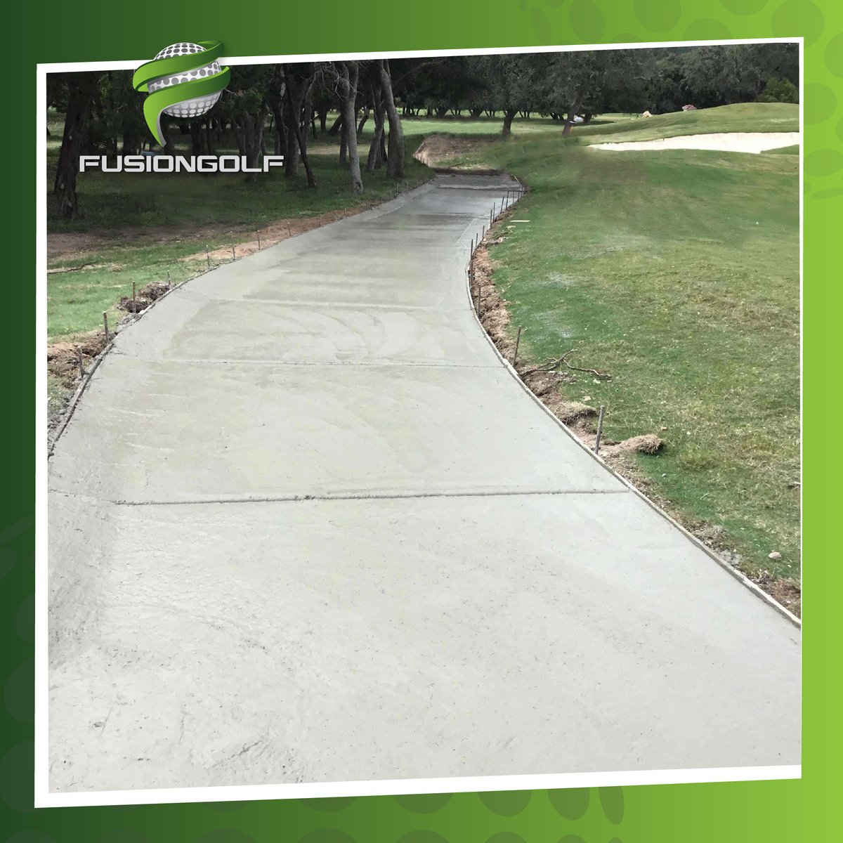 fusiongolfus's tweet photo. More than channeling traffic inside the course, a golf cart path is a great way to present and expose the best of your golf course features especially the ones that otherwise go unnoticed. 🌄🌳

#webuildgolf #fusiongolf #golfconstruction #golfcourserenovation #golfcourses #golf https://t.co/17azViQWOm