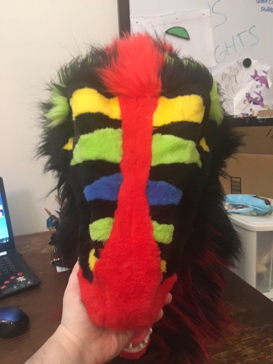 QuesCostumes's tweet photo. This critter is also available to take home! Asking 200 USD. Base by Wests Creations https://t.co/CJREA6M77R