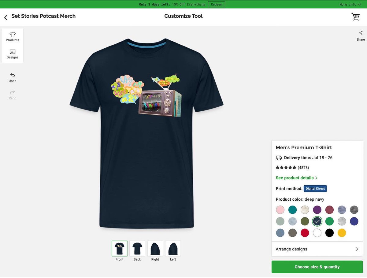 StoriesSet's tweet photo. Set Stories Merch Yall!
You can customize over 50 products with logos.

This shirt was specifically made for actor Tim Russ. Set Stories will be making a special appearance on a new show that he is hosting😁.

https://t.co/CO4qonjsMq https://t.co/5enDd1PyUA
