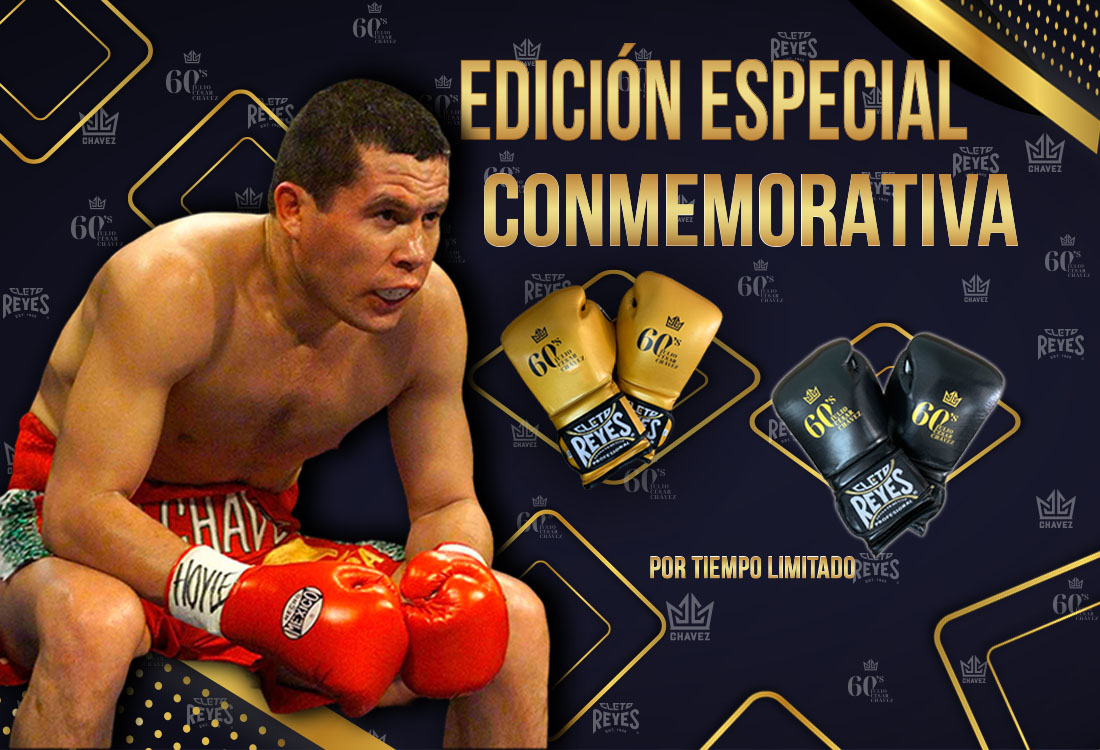 En julio celebra al César y adquiere en la página oficial cletoreyes.com tus guantes conmemorativos del 60 aniversario de <a href="/Jcchavez115/">Julio César Chávez</a>