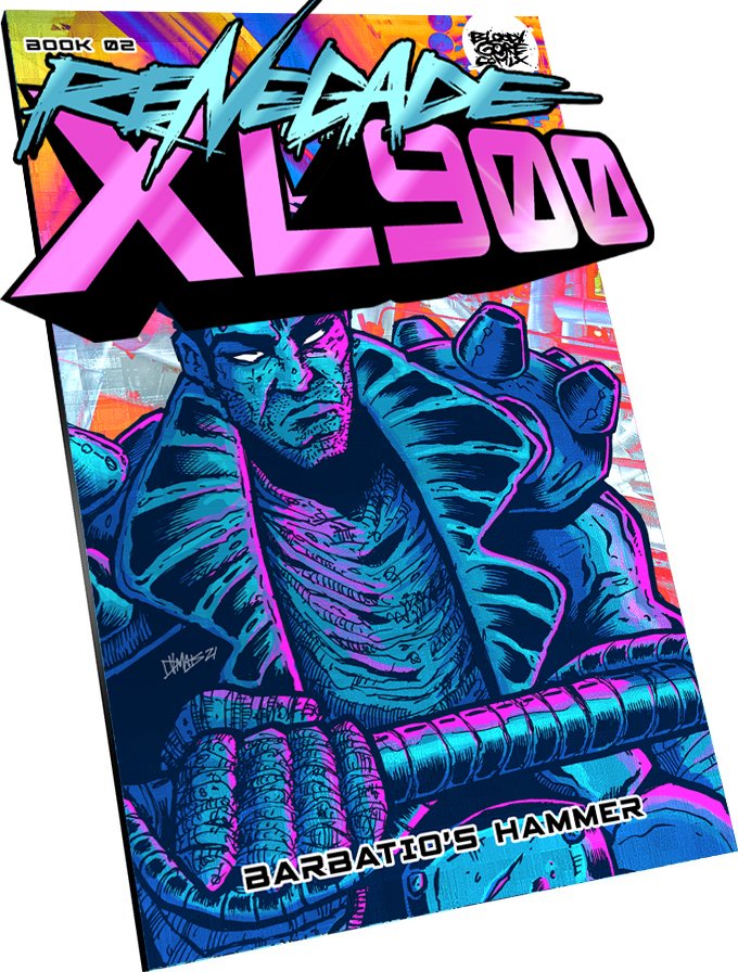 We have launched our newest Kickstarter campaign for our Renegade XL900 cyberpunk comic series! kickstarter.com/projects/blood…