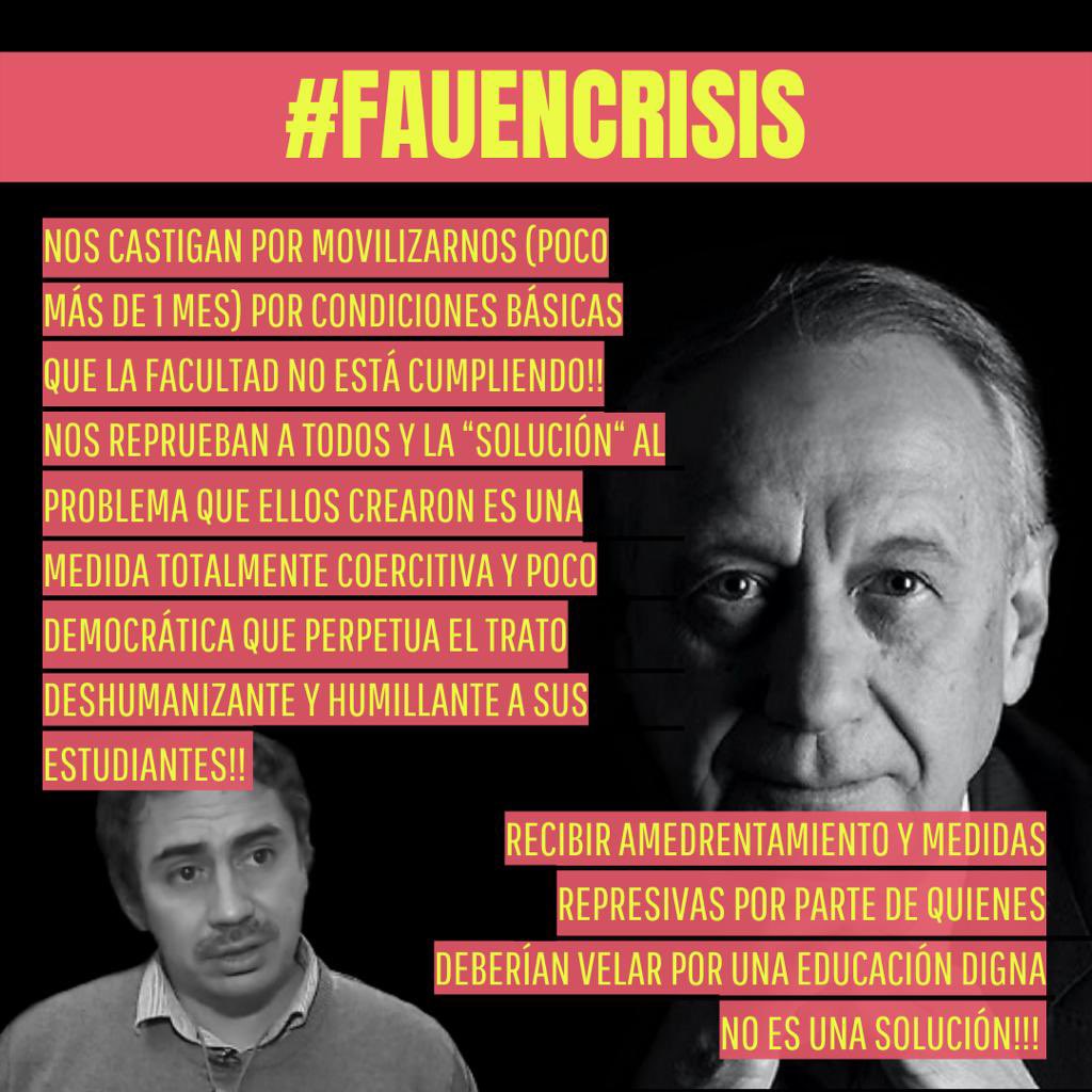 CearqUch's tweet photo. #UChileEnCrisis #FauEnCrisis  #DignidadParaLaFau #LaChileNOEscucha #FunaAutoridadesDeUchile #ALERTA https://t.co/OB0LtH8XSM
