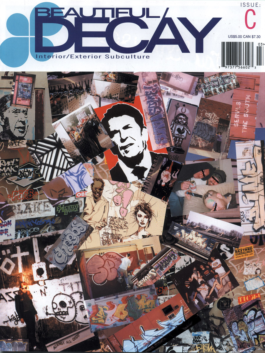 AmirHFallah's tweet photo. I forgot how many cool artists and designers we featured in @BeautifulDecay magazine before they became well known. Here is a trip down memory lane with all the cover art of issue A-Z (the magazine was lettered instead of numbered bc 20 year old Amir thought that was clever.) https://t.co/GaGKWmVHpN