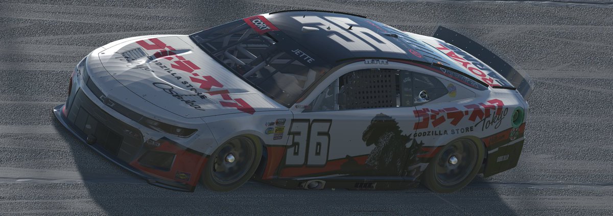 GoBRM's tweet photo. It was the team's first time at the new Atlanta track in tonight's @ItsPGRL cup series race. 
@RichJette would start from the pole and lead one lap on his way to a 18th place finish.
@JWilcko would endure some bad luck but would rebound to finish in 12th. https://t.co/apY69gpCkU