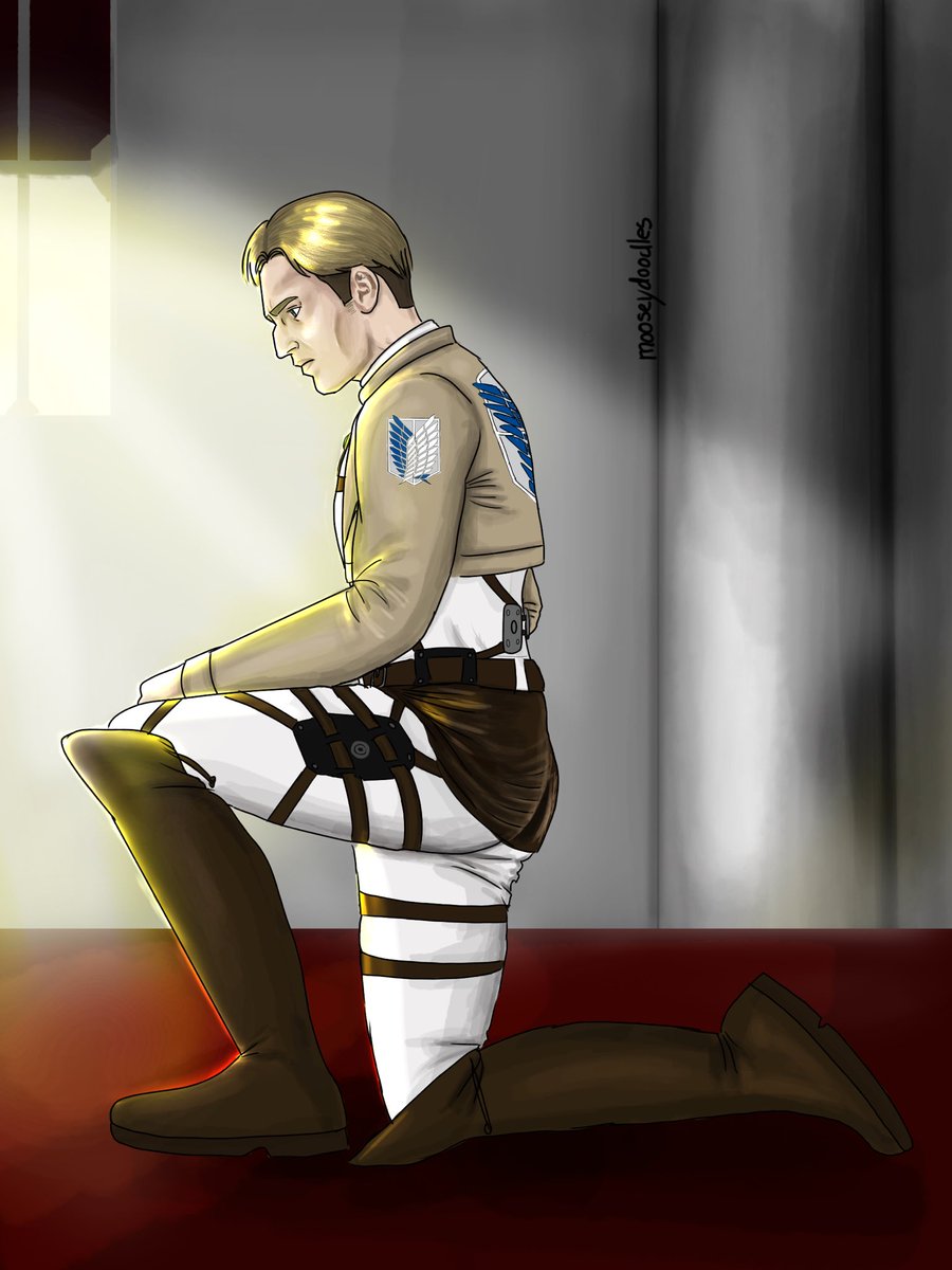 Erwin Smith, Commander of the Survey Corps. #erwinsmith #AttackOnTitan #aot #attackontitanfanart