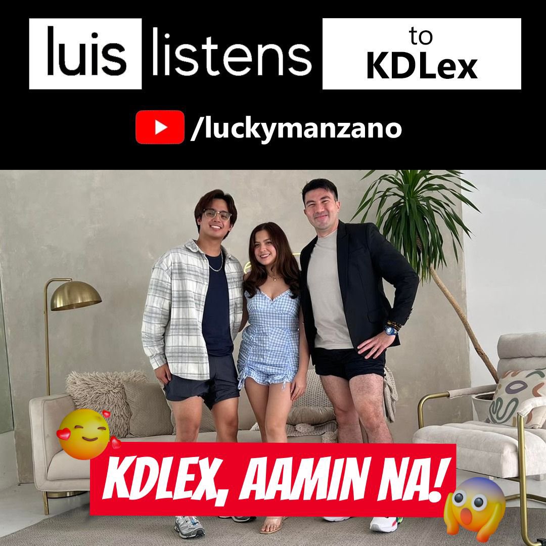 luckymanzano's tweet photo. Ang napakasayang KDLEX VLOG sa LUIS LISTENS! 😂😂 nood na — https://t.co/HSWUWAYSu3 https://t.co/LGWLE7Mj4c