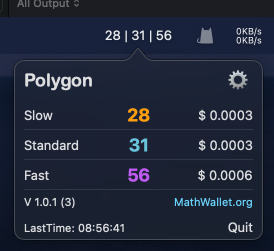 MathWallet's tweet photo. Polygon realtime GAS: 31 GWEI
Install MathGas to check the realtime multichain Gas Price!
https://t.co/PPzMPrUeeY
#Polygon #mathgas https://t.co/OTlMlBUDAz