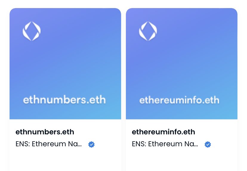 mikehonchoxx's tweet photo. Scooped these off the @ensvision Pre-Punk tab. Love rummaging thru these old dinosaurs ๐ฆ #ENS #ETH #ethnumbers #ethinfo #domains https://t.co/EpNhcVzen6