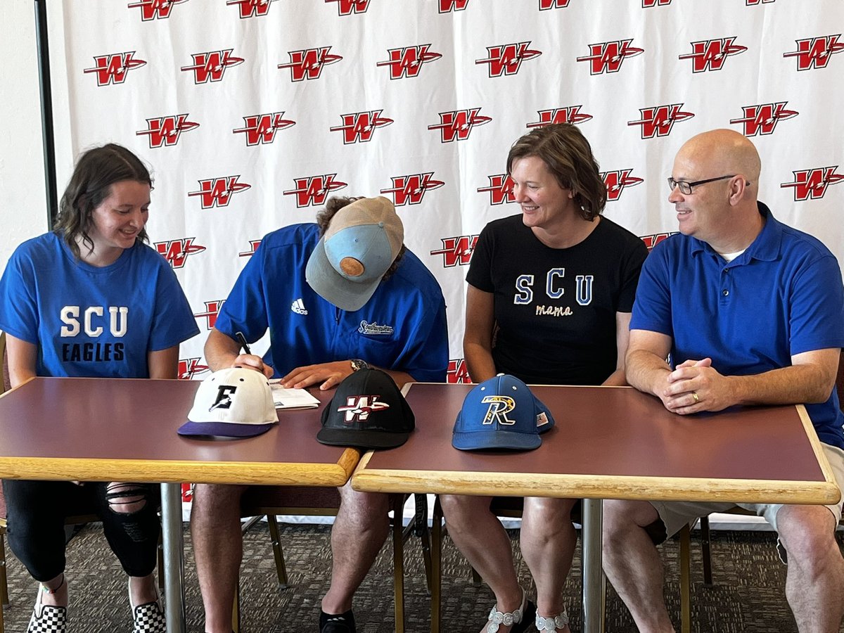 Congrats Warrior 2022 <a href="/StewartCanon/">Canon Stewart</a> on signing with <a href="/SCUBaseball/">SCU Baseball</a> to continue his baseball career! We are so proud of you and look forward to cheering you on at the next level! #oneofours #alwaysagreatdaytobeawarrior