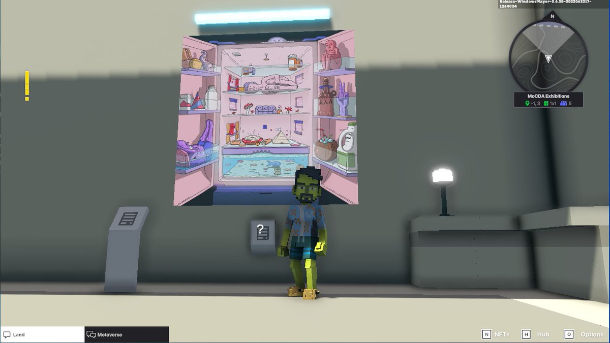CKunjiang's tweet photo. @TheSandboxGame @MOCDA_ I just participated in the #TheSandbox weekly contest for a chance to win 200 mSAND! Here is my favorite piece from the ‘Impossible Worlds’ exhibition, check out my screenshot below!
👇 https://t.co/NuEhXN4OfP